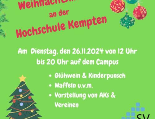 Weihnachtsmarkt an der Hochschule Kempten